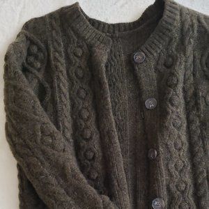 Olive Green Cardigan